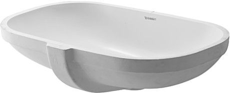 Duravit D-Code - Vstavané umývadlo, hladké, 495 x 290 mm, biele 0338490000