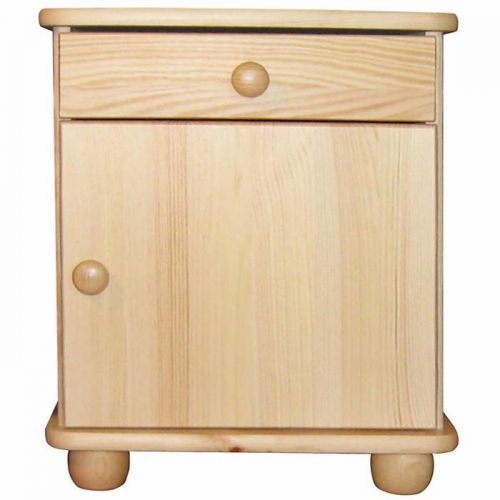 Nočný stolík borovica