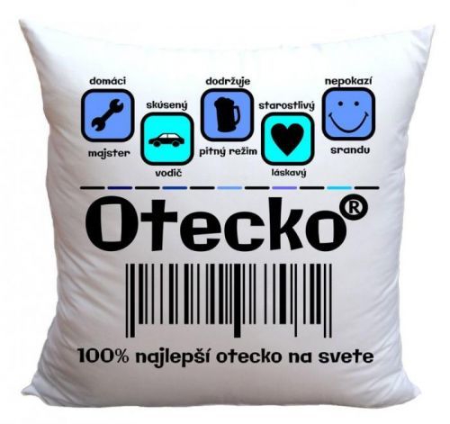 Vankúš Otecko 100% (Veľkosť: 40 x 40 cm)