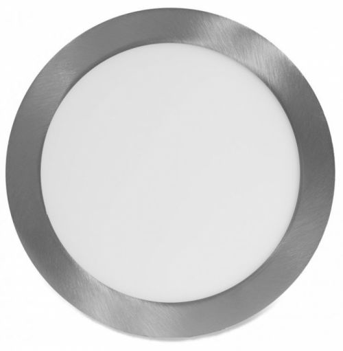 Ecolite Strieborný vstavaný LED panel guľatý 300mm 25W Farba svetla: Teplá biela LED-WSL-25W/27/CHR