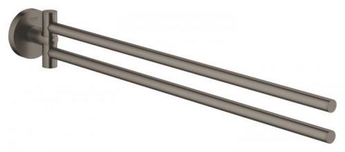 Grohe Essentials - Držiak na uteráky, kartáčovaný Hard Graphite 40371AL1