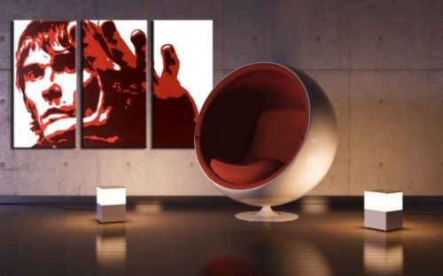 Ručne maľovaný POP Art obraz Ian Brown 3 dielny  ib3