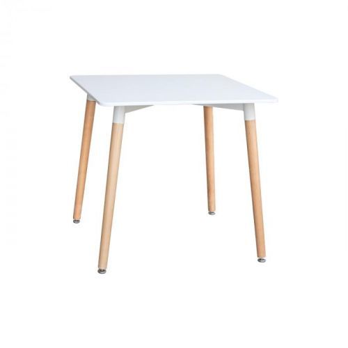 Jedálenský stôl 80x80 UNO biely