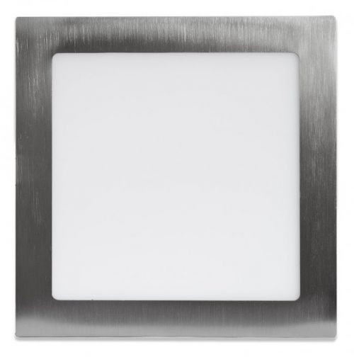 Ecolite Strieborný vstavaný LED panel hranatý 300 x 300mm 25W Farba svetla: Teplá biela LED-WSQ-25W/27/CHR