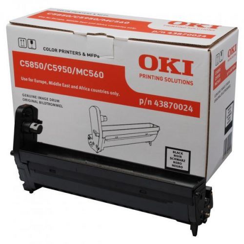 OKI originál válec 43870024, black, 20000str., OKI C5850, 5950, MC560, MC560n, MC560dn