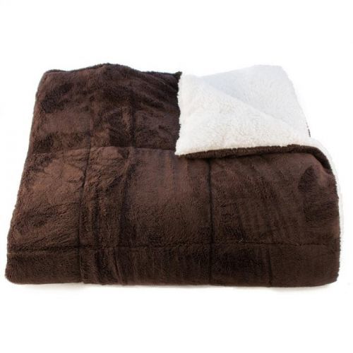 BO-MA Trading Baránková deka Erika čokoládová, 150 x 200 cm