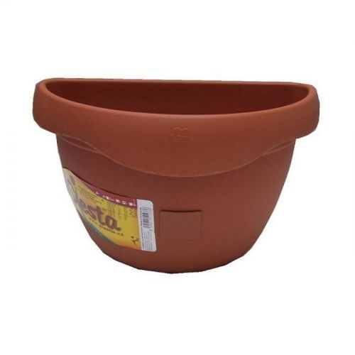 Samozavlažovací kvetináč na stenu Siesta, terakota, 29 cm, Plastia