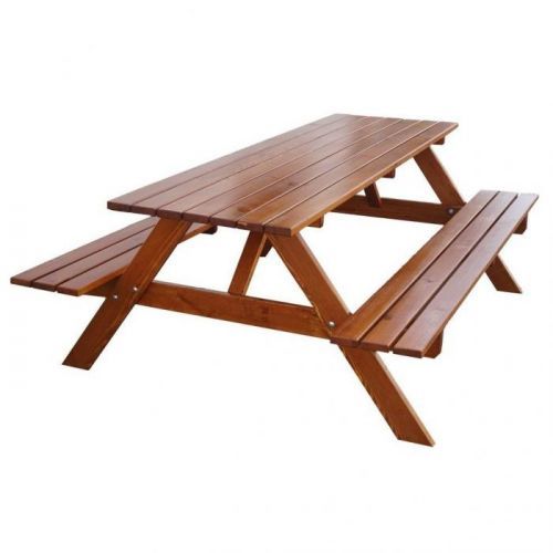 ROJAPLAST ZAHRADNY DREVENY SET PIKNIK 180 CM LAKOVANY, 245/12