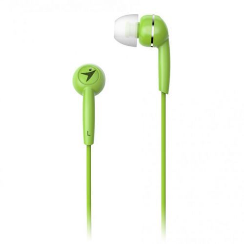 Genius HS-M320, slúchadlá, bez ovládania hlasitosti, zelené, špuntové typ 3.5 mm jack