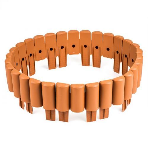 Záhradné palisáda pol - kolíková teracota 2,15m,