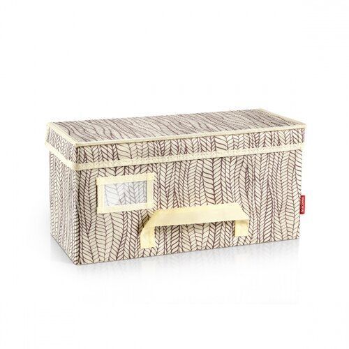 Krabica na odevy FANCY HOME 40 x 18 x 20 cm, smotanová