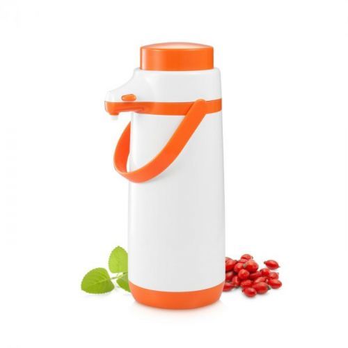 Termoska s pumpičkou FAMILY COLORI 1.7 l, oranžová