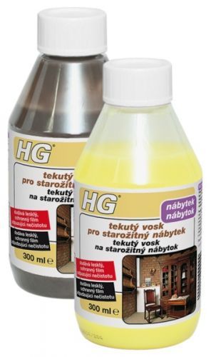 HG Systems HG Tekutý vosk na starožitný nábytok - 284 - žltý - 300 ml