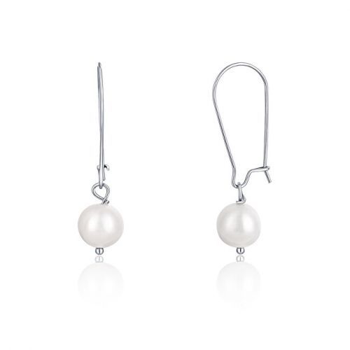 JwL Luxury Pearls Krásne oceľové náušnice s pravými perlami JL0614