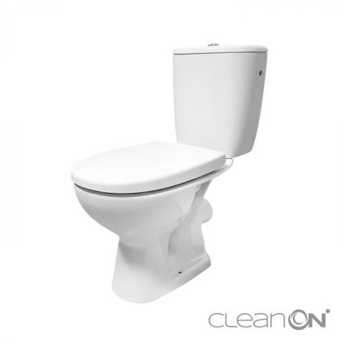 CERSANIT - WC KOMBI 613 ARTECO 010 3/5 NEW CLEANON + DUROPLAST SEDADLO Softclose (K667-052)
