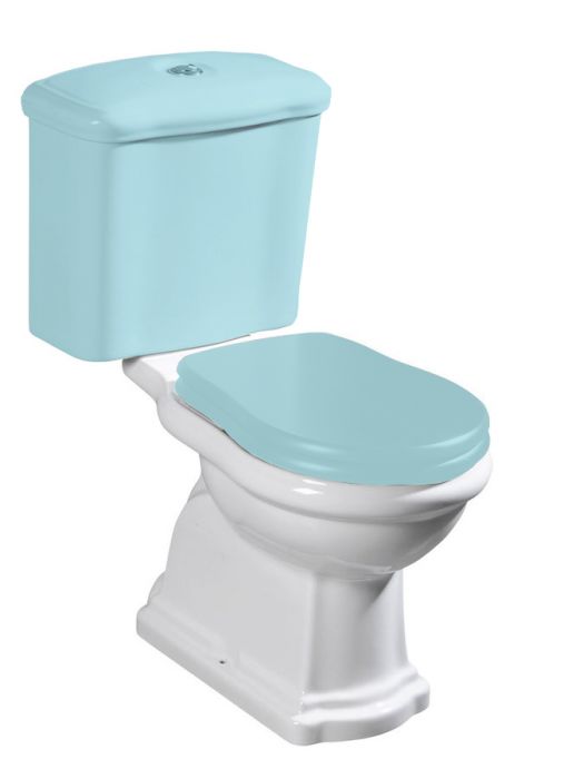 KERASAN - RETRO WC kombi misa 38,5x41x72cm, zadný odpad (101301)