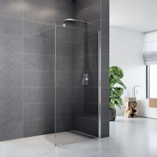MEREO - Sprchová stena WALK IN, Fantasy, 80 x 200 cm, chróm ALU, sklo Číre (CK10601H)