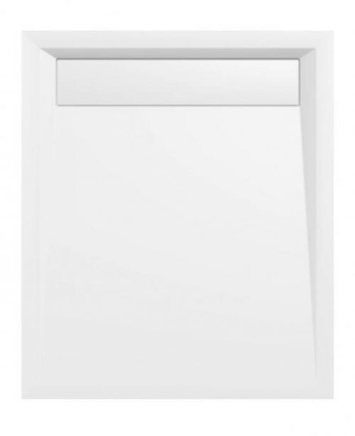 POLYSAN - VARESA sprchová vanička z liateho mramoru so záklopom, obdĺžnik 100x80x4cm (71605)