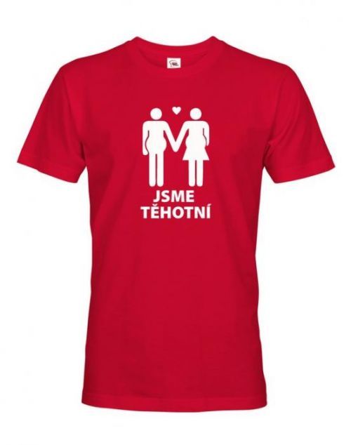 Pánské tričko pro budoucí tatínky Jsme těhotní