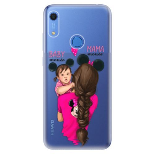 Odolné silikónové puzdro iSaprio - Mama Mouse Brunette and Girl - Huawei Y6s