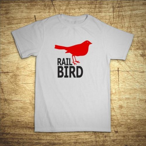 Tričko s motivem Rail Bird