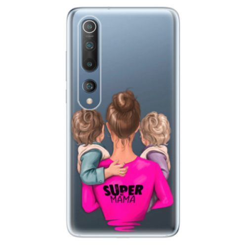 Odolné silikónové puzdro iSaprio - Super Mama - Two Boys - Xiaomi Mi 10 / Mi 10 Pro