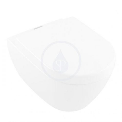VILLEROY & BOCH - Subway 2.0 Závesný klozet, hlboké splachovanie, 370 mmx560 mm – antibakteriálny s CeramicPlus, alpská biela (5614A1T2)