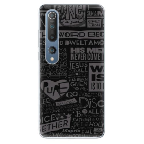 Odolné silikónové puzdro iSaprio - Text 01 - Xiaomi Mi 10 / Mi 10 Pro