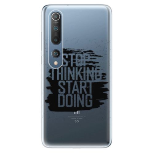 Odolné silikónové puzdro iSaprio - Start Doing - black - Xiaomi Mi 10 / Mi 10 Pro