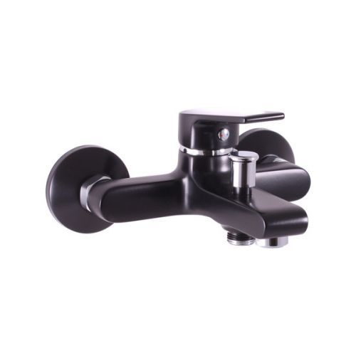 SLEZAK-RAV - Vodovodní baterie vanová COLORADO černá matná/chrom, Barva: černá matná/chrom, Rozměr: 150 mm (CO154.5CMATC)