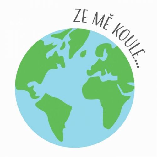 Tričko pre tehotné mamičky s potlačou Ze mě koule