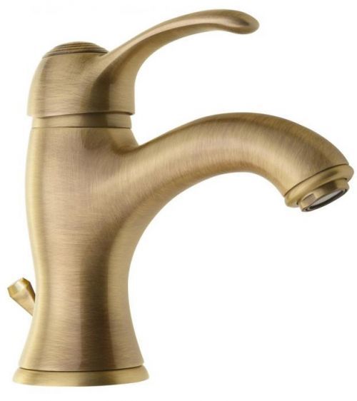 SAPHO - KIRKÉ stojánkova umývadlová batéria s výpusťou, bronz (KI02B)