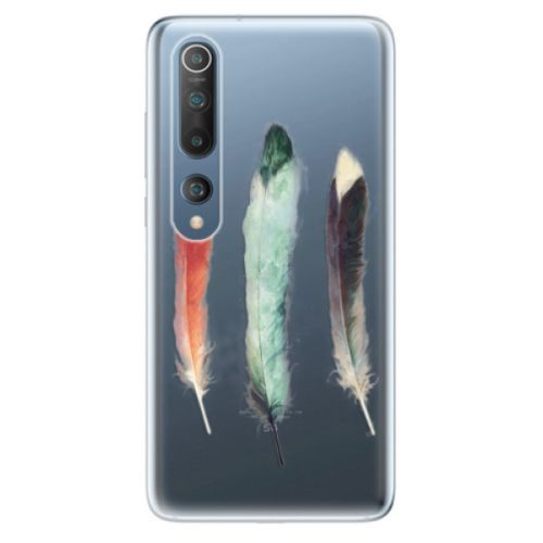 Odolné silikónové puzdro iSaprio - Three Feathers - Xiaomi Mi 10 / Mi 10 Pro