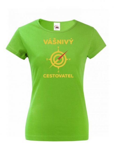 Dámske tričko Vášnivý cestovateľ - dokonalý darček pre dobrodruhov