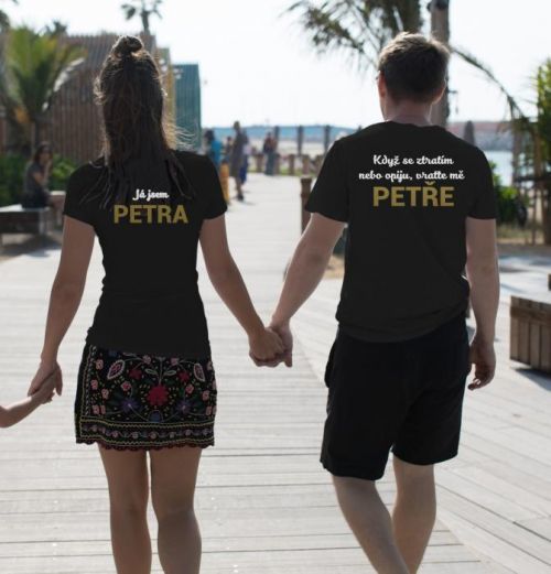 Tričká pre páry Keď sa stratím, vráťte ma 