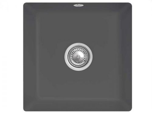 VILLEROY & BOCH VILLEROY & BOCH - Keramický dřez Subway 50 SU Graphit podstavný 440 x 440 bez excentru (332501i4)