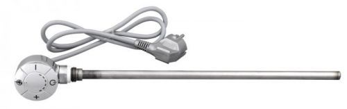 AQUALINE - Elektrická topná tyč s termostatom, rovný kabel, 500 W, Chróm (LT67445)