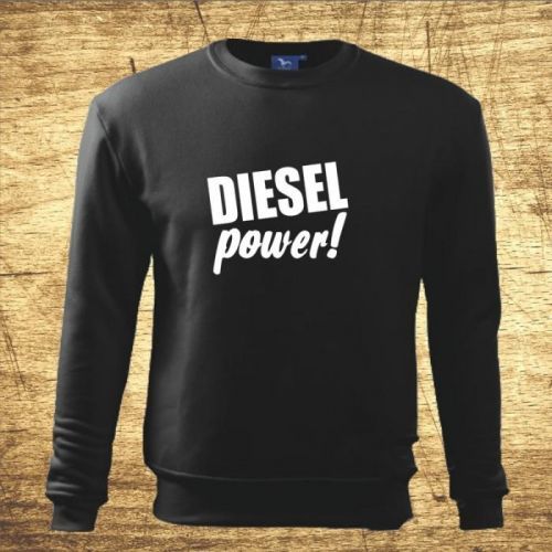 Mikina s motívom Diesel power!