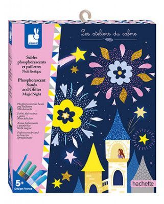 Atelier Maxi - čarovná noc trblietavé piesky svietia v tme