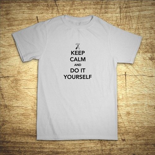Tričko s motívom Keep calm and do it yoursefl