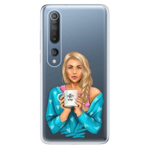 Odolné silikónové puzdro iSaprio - Coffe Now - Blond - Xiaomi Mi 10 / Mi 10 Pro