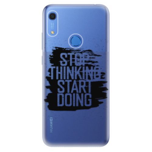 Odolné silikónové puzdro iSaprio - Start Doing - black - Huawei Y6s