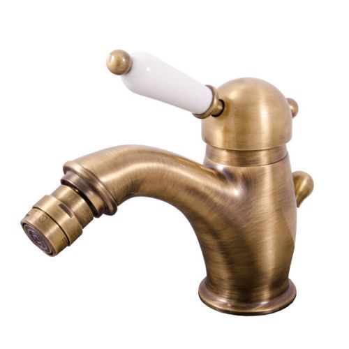 SLEZAK-RAV - Vodovodní baterie bidetová LABE - STARÁ MOSAZ, Barva: stará mosaz, Rozměr: 3/8'' (L545.0SM)