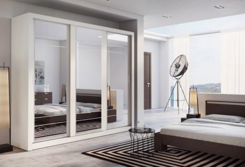 Dig-net nábytok Šatníková skriňa Arti AR-02 Farba: Biela