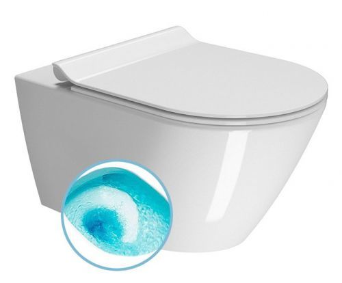 GSI - KUBE X WC závesné 55x36 cm, SWIRLFLUSH, ExtraGlaze (941511)