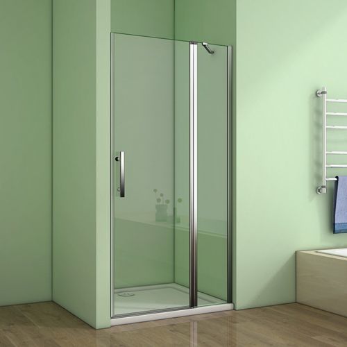 H K - Sprchové dveře MELODY B5 120 jednokřídlé s pevnou stěnou 119-122 x 195 cm (SE- MELODYB5120SET)