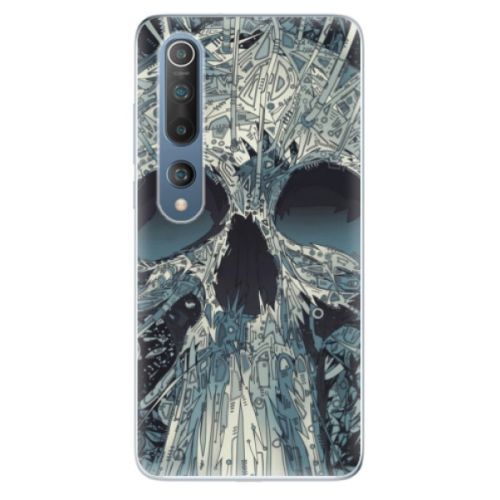Odolné silikónové puzdro iSaprio - Abstract Skull - Xiaomi Mi 10 / Mi 10 Pro