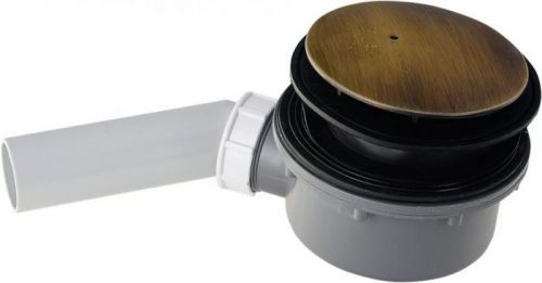 KERASAN - RETRO vaničkový sifón, priemer 90mm, bronz (905693)