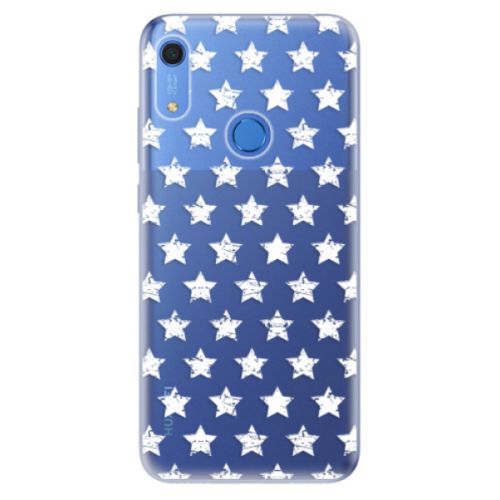 Odolné silikónové puzdro iSaprio - Stars Pattern - white - Huawei Y6s