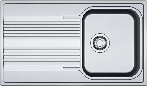 FRANKE FRANKE - Smart Drez SRX 611-86 z nehrdzavejúcej ocele, 860 mm x 500 mm, sifón (101.0395.016)